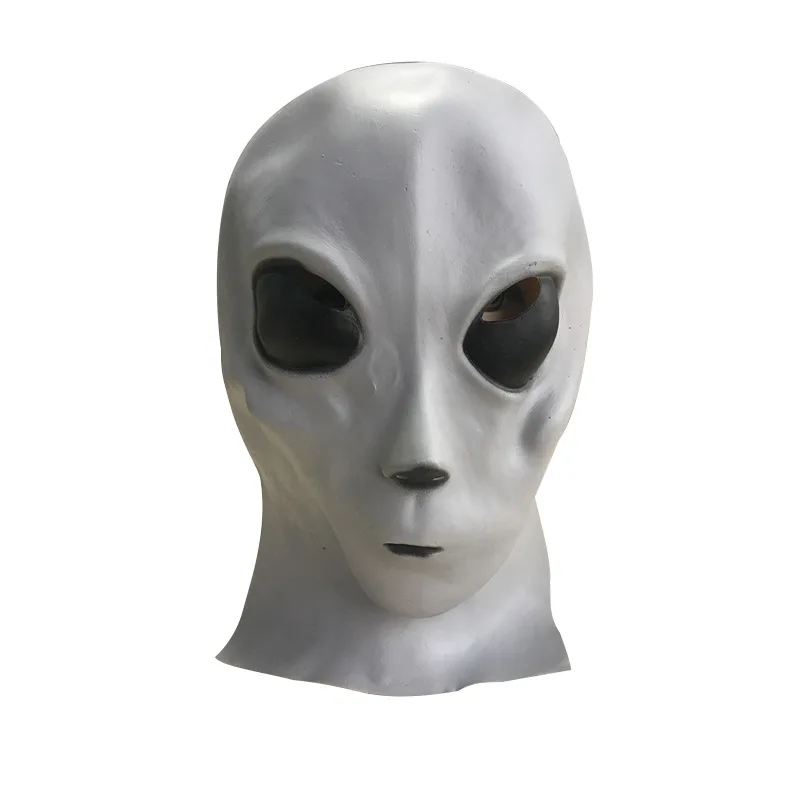 

Green ET Alien Masks UFO Alien Full Face Headgear Cover Helmet Headwear Carnival Masquerade Props Halloween Cosplay Movie Actors
