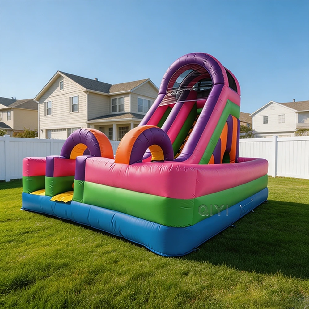 Commercial Inflatable Slide With Heavy Duty PVC Material for Outdoor Amusement Park and Bounce House Commercial