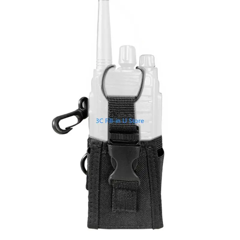 G8ta Two Way Radio Holsters Portabel Nylon Belt Bag Nylon Belt Bag Tas Penyimpanan Interphone
