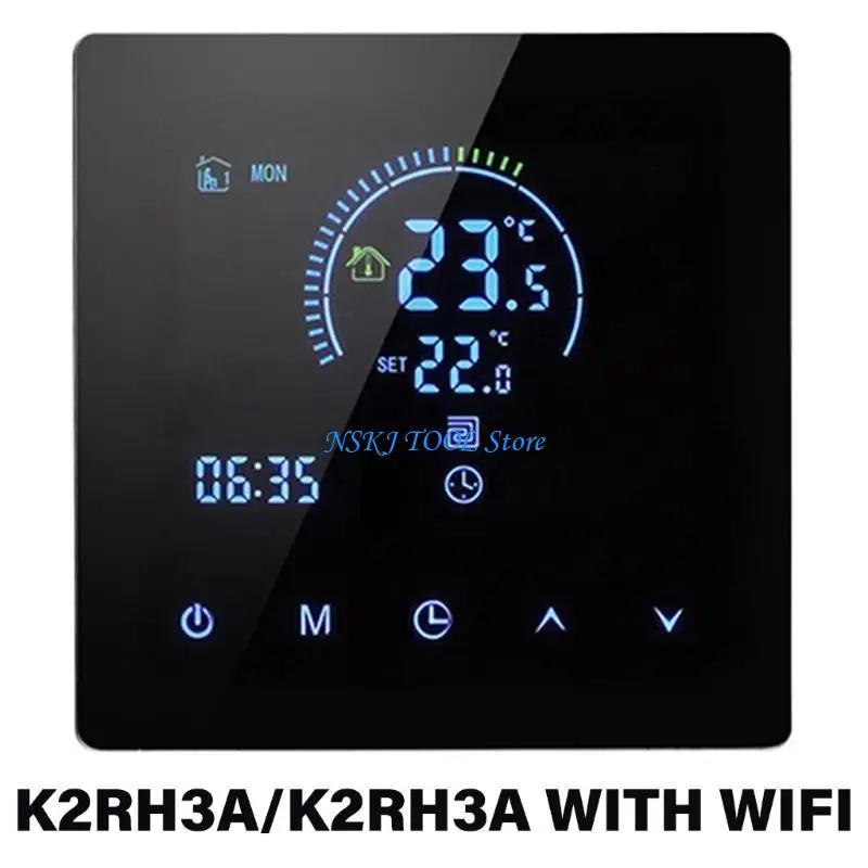 

L8RC 3A Voice Control Programmable Thermostat Touchscreens Temperature Controller