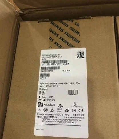 

Brand New Original 6SL3210-1KE11-8UF2 6sl32101ke118uf2 Frequency Converter Stock in Warehouse Fast delivery