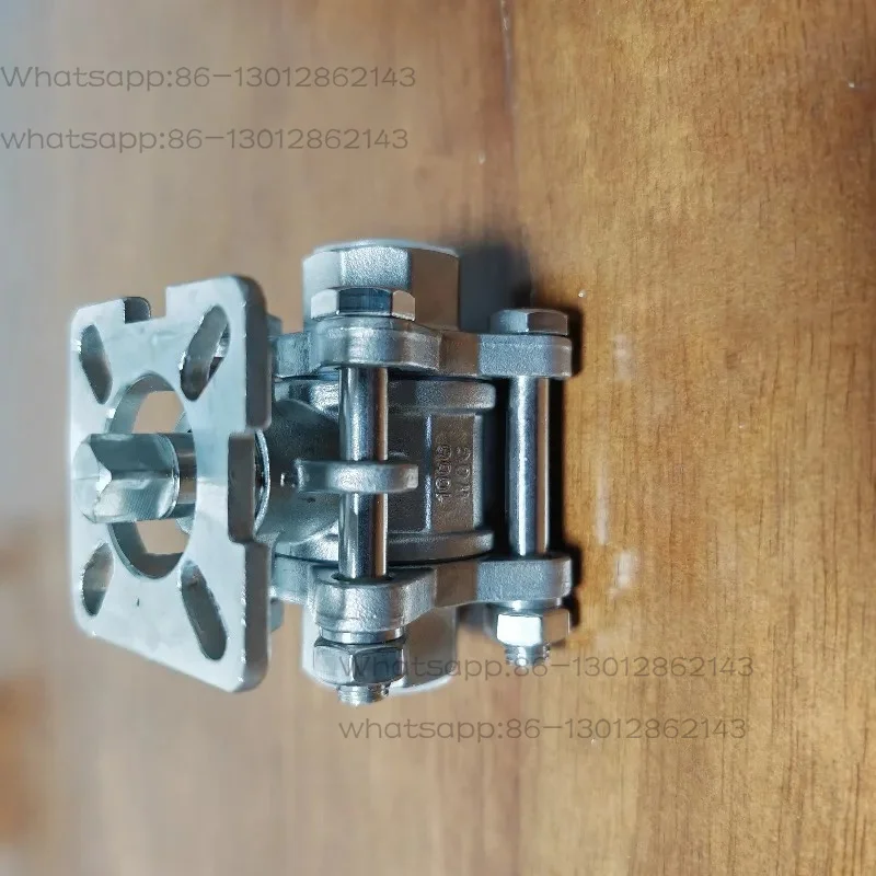 304 stainless steel high platform three-piece threaded ball valve 4 points 6 points wire buckle valve 3PC welded high platform