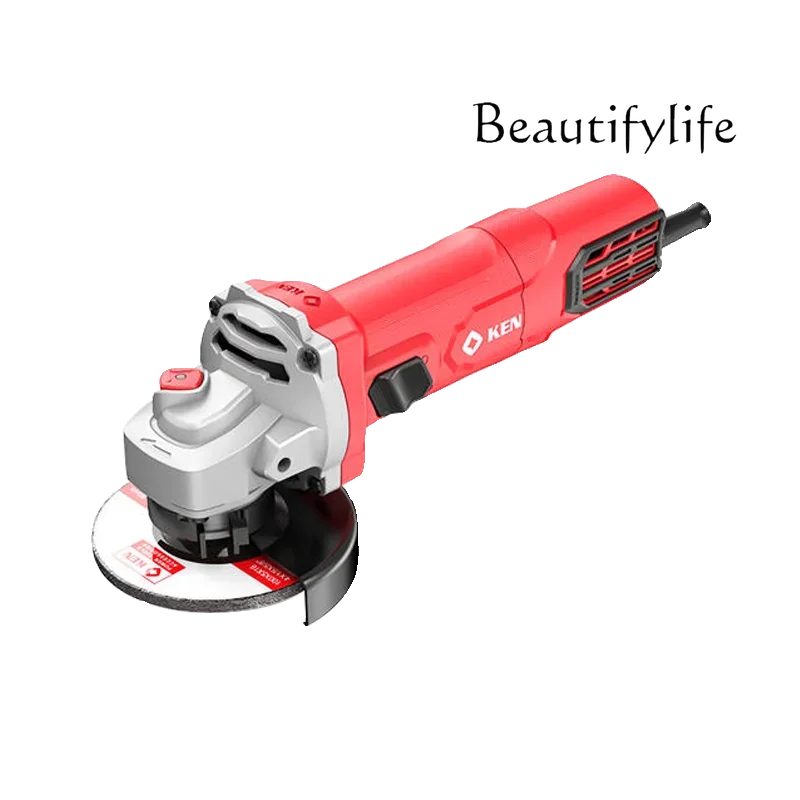 

Angle grinder Electric grinding and cutting machine Energy gathering motor Thin handle Strong power Professional grade