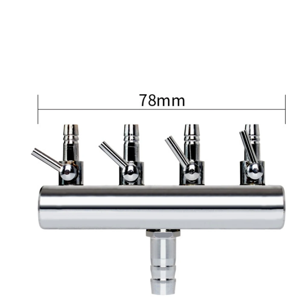 6 вариантов освещения воздуха, аквариумный воздушный насос для аквариума, разветвитель потока, распределительный клапан насоса, рычаг управления переключателем клапана
