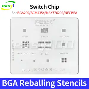 Amaoe nintendスイッチ鋼メッシュステンシル、bgaをreballingテンプレート、MAX77620A、BGA200、BCM4354、 MAX77620A - AliExpress