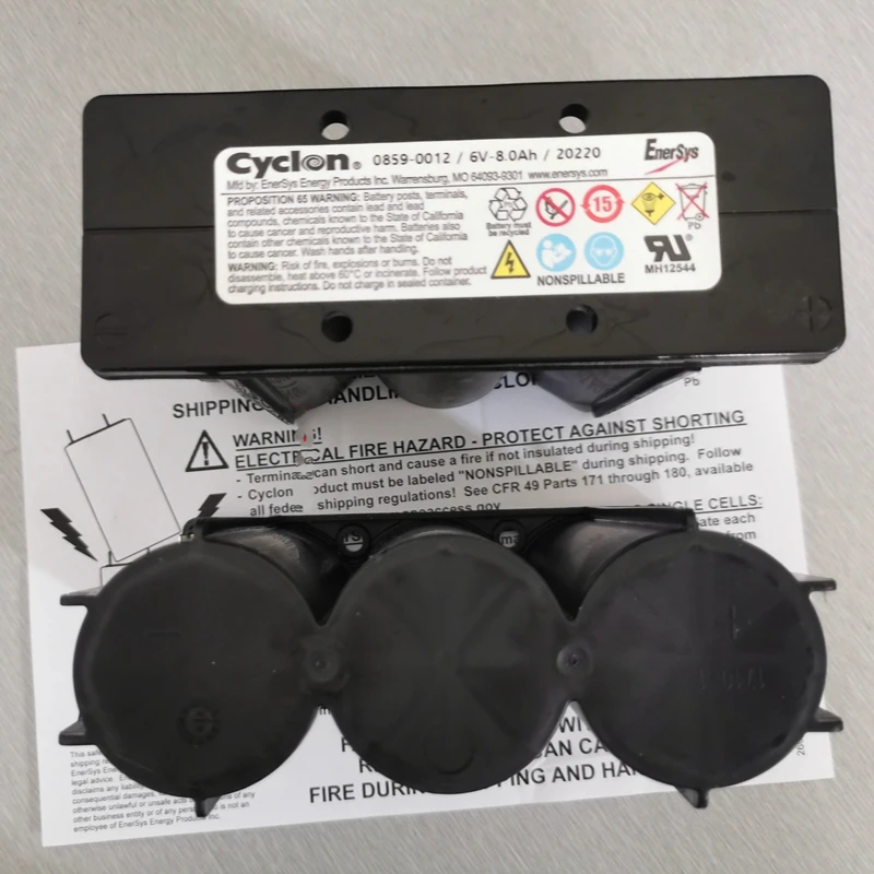 

1pce 0859-0012 8.0Ah 6V Rechargeable Battery Pack