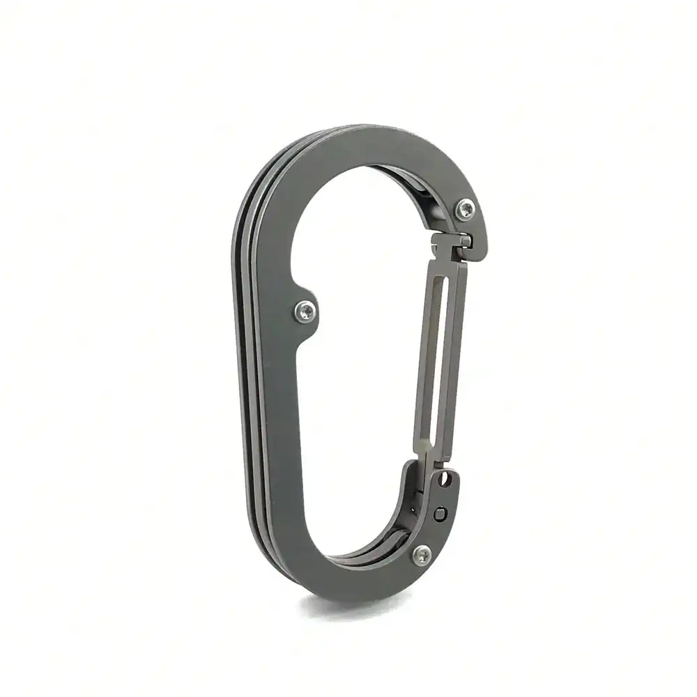 

Titanium Alloy Wallet Hooks For Desktops, Outdoor Use, And Lightweight Titanium Alloy Wallet Hooks For Office Desks And Backpacks.