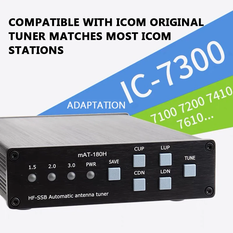 Imagem -05 - High Frequency Short Wave Automatic Antenna Tuner Mat180h Novo Automático