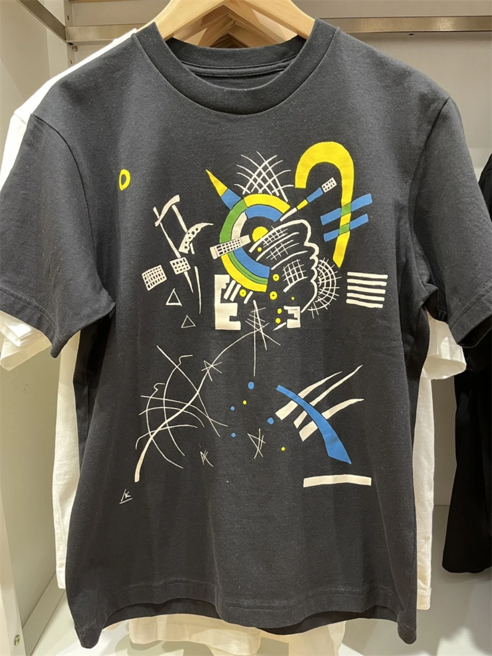 Мужская и женская одежда Uniq Same, футболка с короткими рукавами и принтом для пары Tate HOPE из чистого хлопка, повседневная мода для отпуска