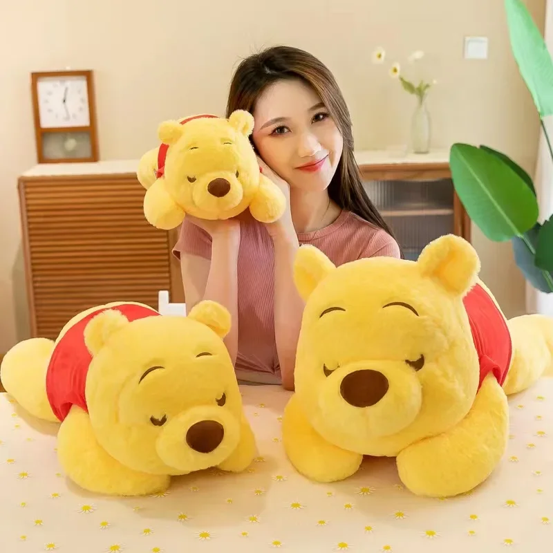 Disney winnie the pooh bonito urso boneca macio brinquedo de pelúcia travesseiro recheado o melhor presente de aniversário para crianças menina crianças jovem pessoa