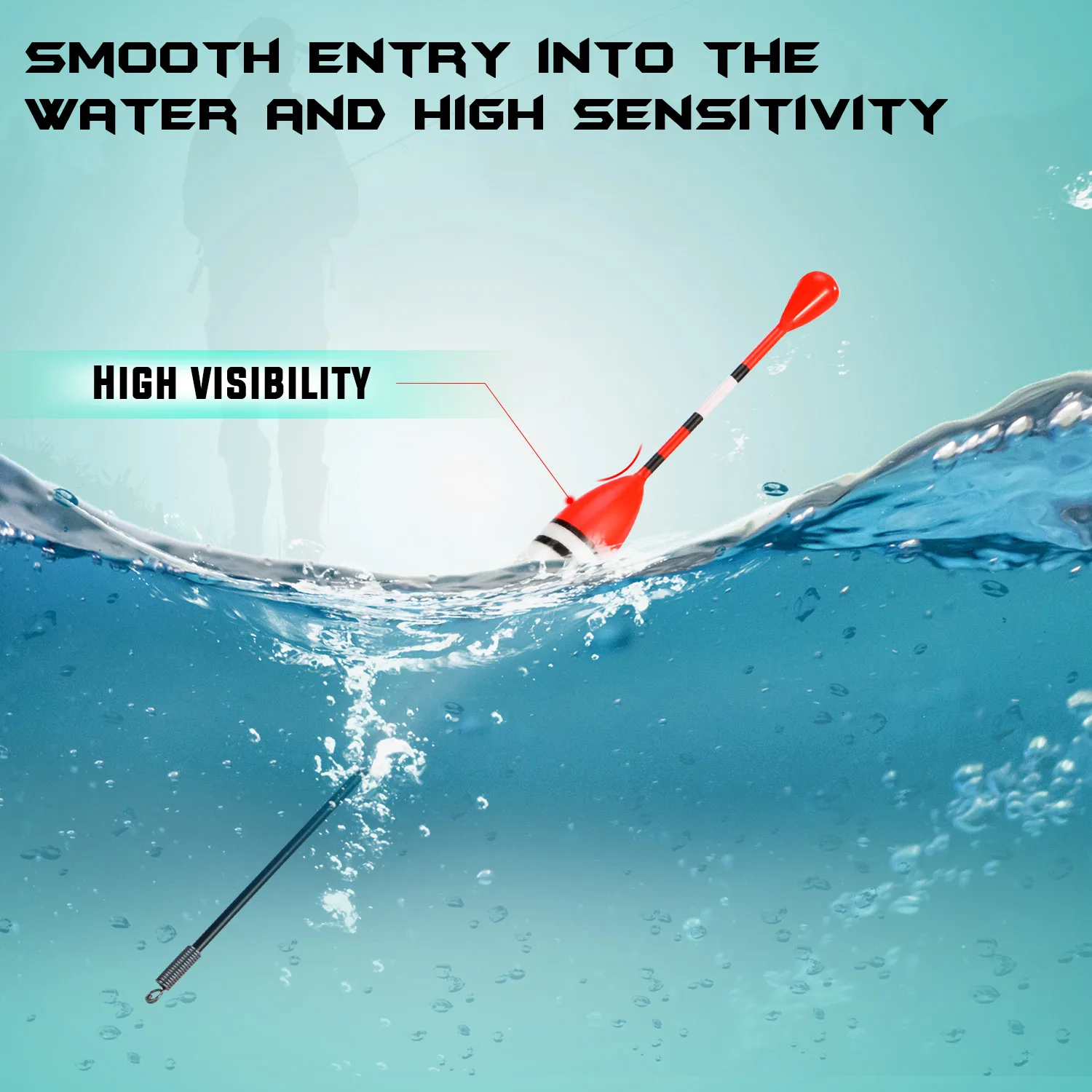 Sougayilang-عوامات صيد الأسماك ، صيد الأسماك ، عوامة صيد صينية ، تيبل ، إكسسوارات البدلة ، 5 طرق لكل حصة