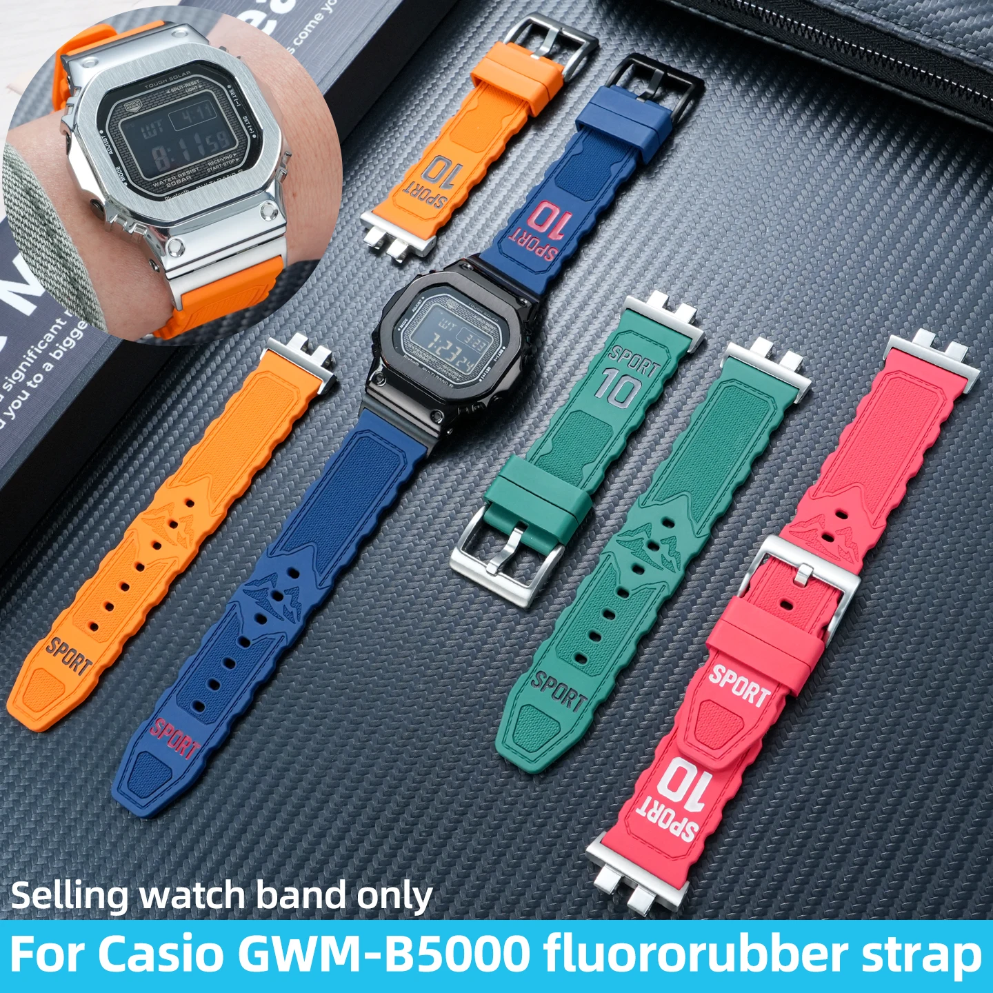 for-g-shock-casio-3459-gmw-b5000-modification-fluorine-rubber-watch-strap-mrg-b5000-replacement-watch-band-wristband-accessories