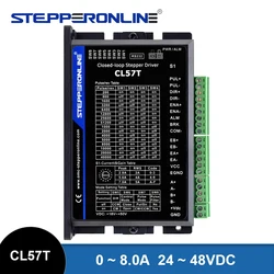 STEPPERONLINE CL57T Closed Loop Stepper Driver 2 Phase 0-8.0A 24-48VDC for Nema 17 Nema 23 Nema 24 Stepper Motor