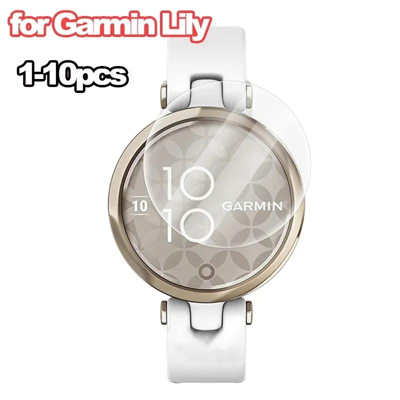 Soft Hydrogel Protective Film (Not Glass) for Garmin Lily Womenโs Fitness Sport Smartwatch Full Coverage Watch Screen Protector