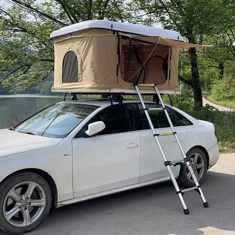 2026 Outdoor Camping Truck Sidimu 4wd Foldable Hard Shell Car Roof Top Tents Box Hardtop Rooftop Tent Reviews Hitch