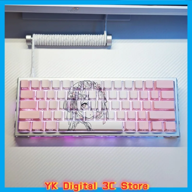 Ram Theme Anime Keycaps Mechanical Keyboard Original PBT Custom Cute Keycap PC Game Keyboard Accessories Collection Gift Keycaps