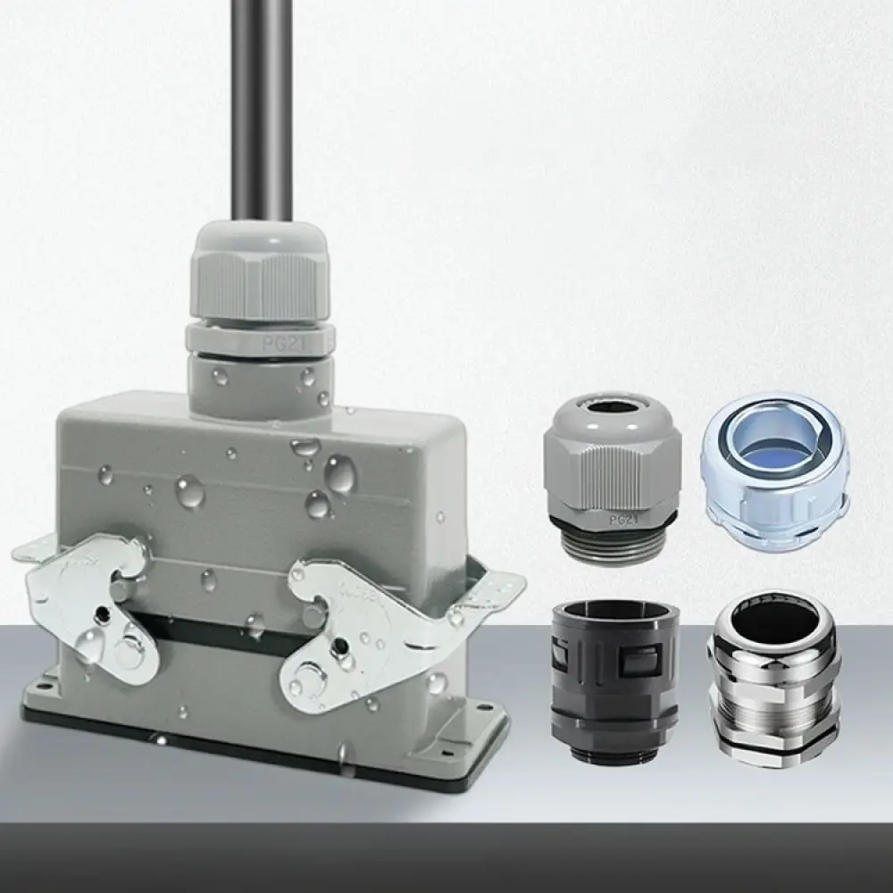 Heavy Duty Rectangular Electrical Connector For For Kono Industrial Plug Socket Set Automated Machinery Production Equipment