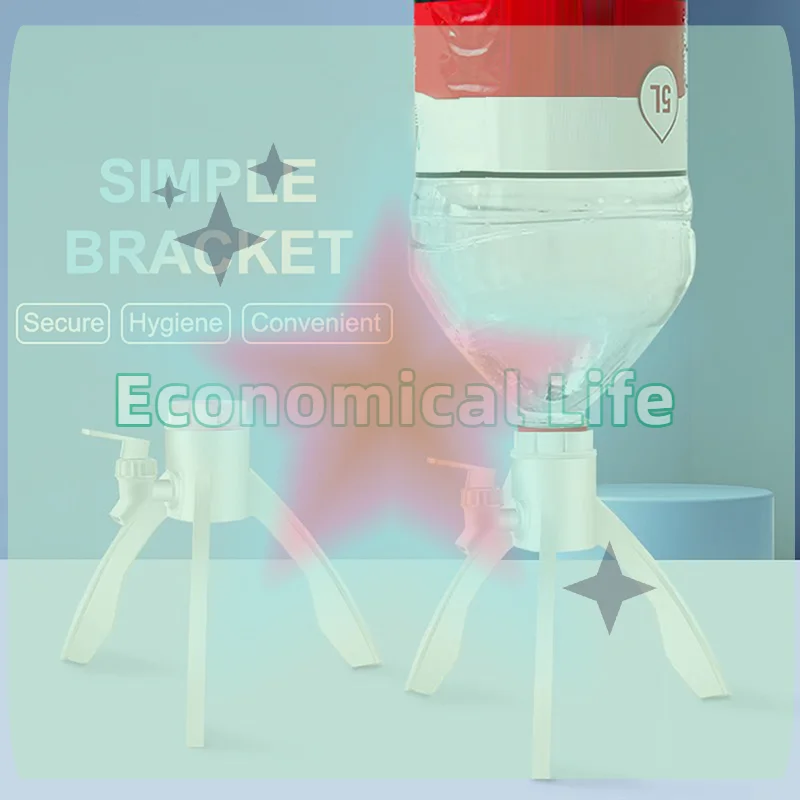 1 Set Strong Load-bearing Pouring Outlet Holder Bottled Water Valve Labor-saving Water Dispenser Faucet Bottled Water Dispenser
