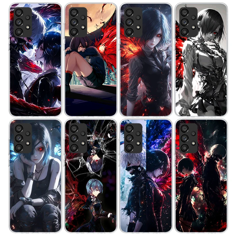 G-Ghoul Tokyo Touka Kirishima Phone Case For Samsung Galaxy A16 A15 A14 A13 A12 A55 A54 A53 A52 A35 A34 A33 A32 A25 A24 A23 A22