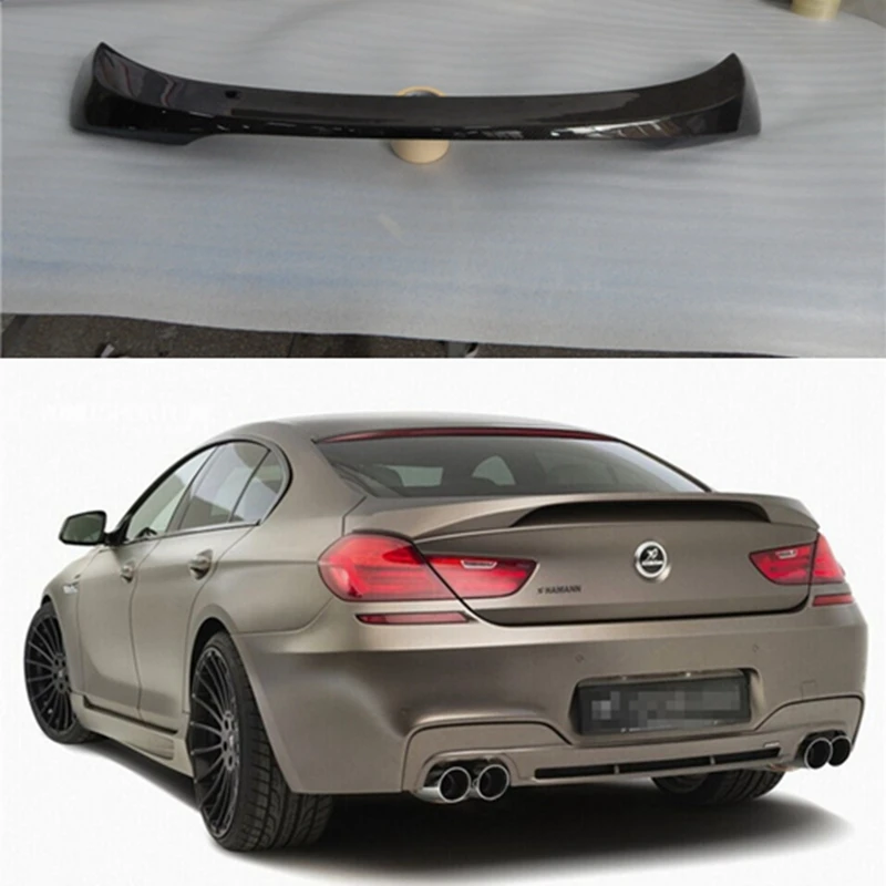 Carbon Fiber CAR REAR WING TRUNK LIP SPOILER FOR BMW 6 Series F12 F13 640i 650d F06 Coupe 2 Door 2012 2013 2014 2015