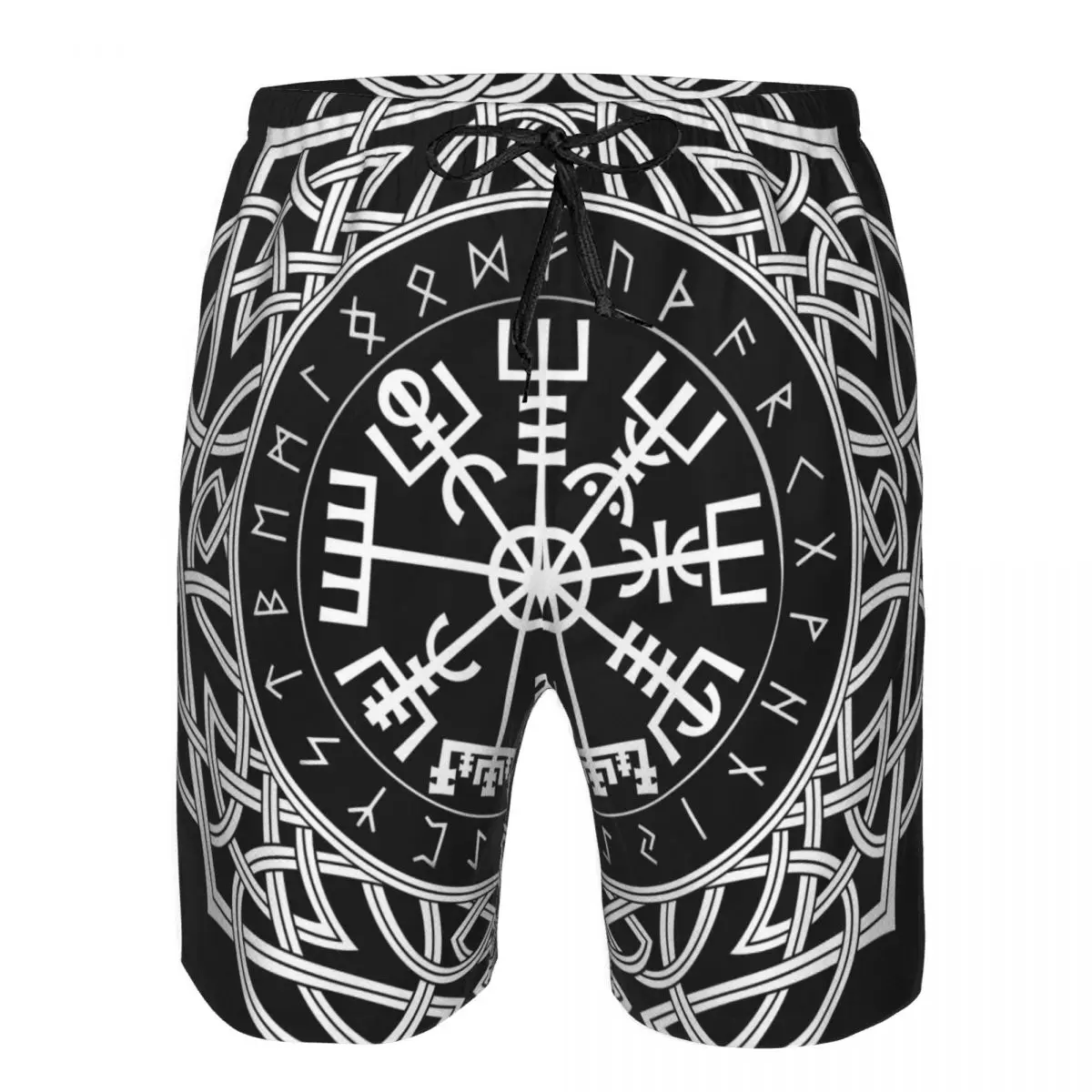 Norse Nordic Viking Celtic Quick Dry Swimming Shorts For Men Swimwear Swimsuit Swim Trunk Bathing Beach Wear