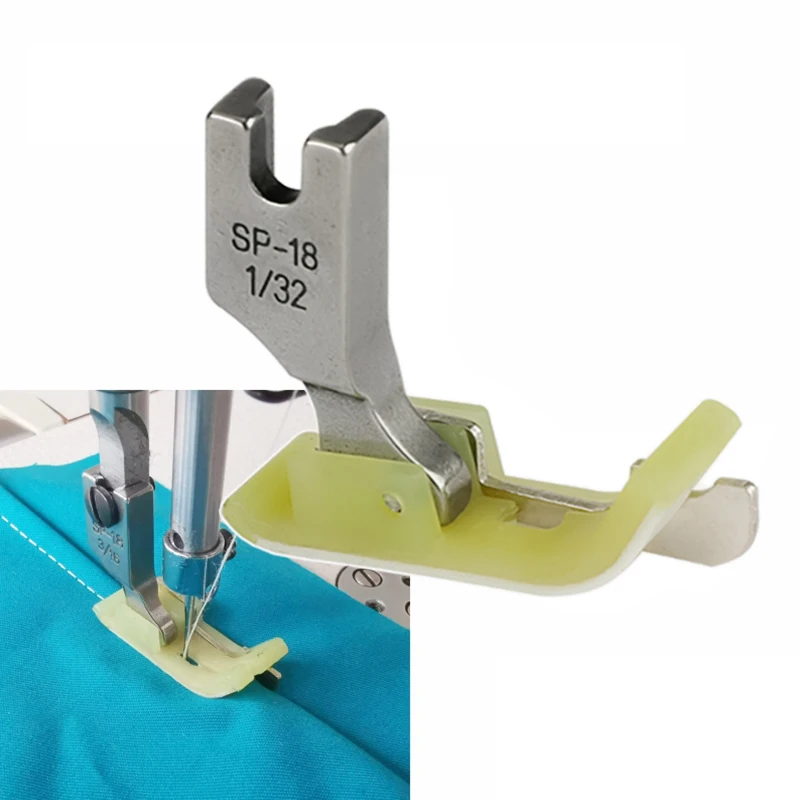 SP-18 Right /Left Edge Guide Presser Foot For Industrial Single Needle Straight Lockstitch Sewing Machine