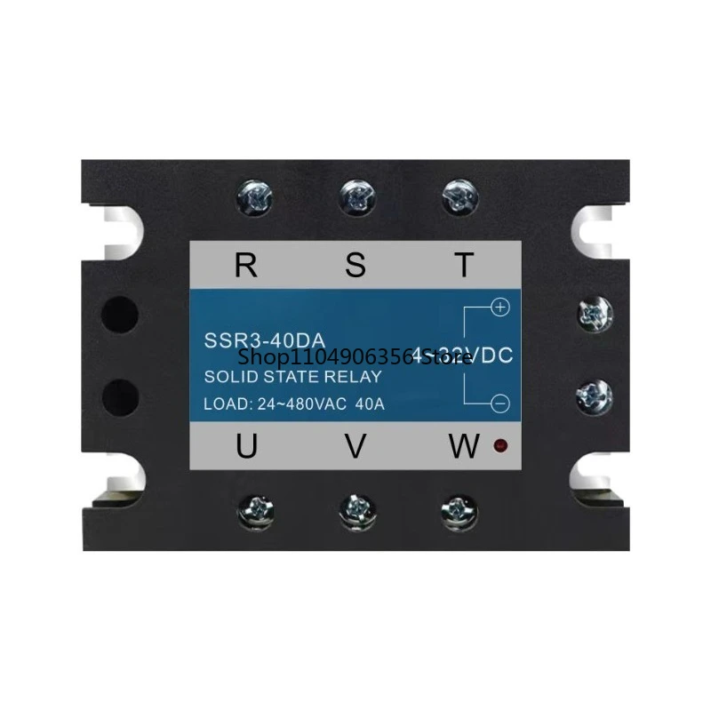 

for Three-phase solid state relay SSR3-05 10 25 30 40 60 80 100DA AA is sufficient current