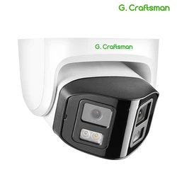 G.Craftsman 2MP*2 POE Dual Lens Dome CCTV Video Surveillance Security Without TF Card