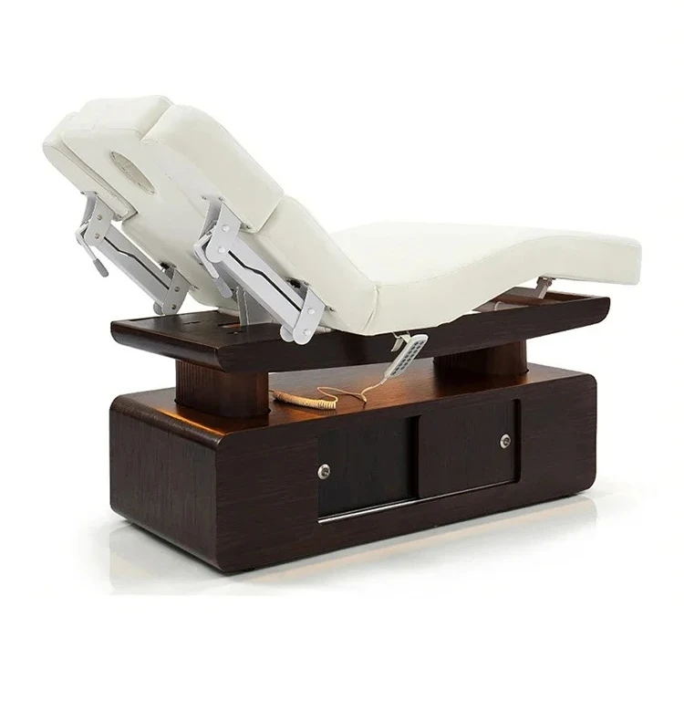 Cama de beleza elétrica multifuncional com aquecimento e levantamento, sofá de massagem dedicado