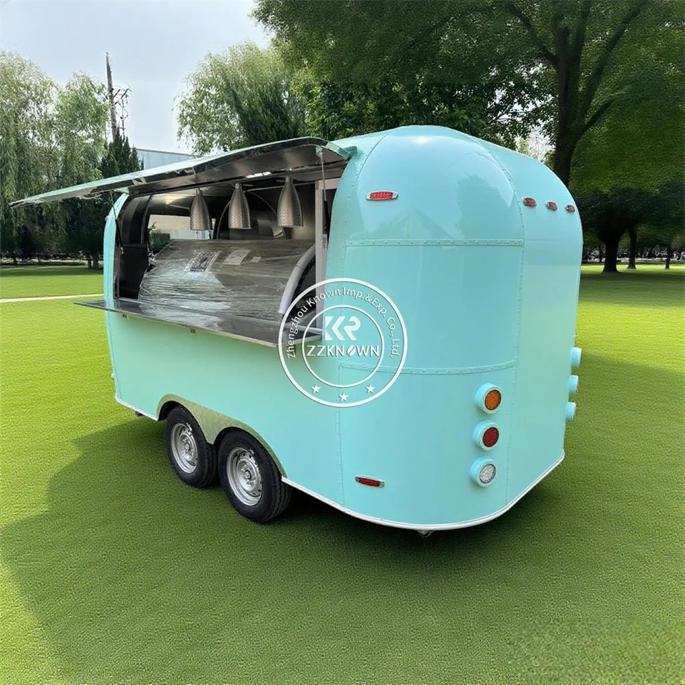 

Outdoor Commercial Concession Food Trailer Carts Fully Equipped Mobile Food Truck With Full Kitchen For Sale Australia