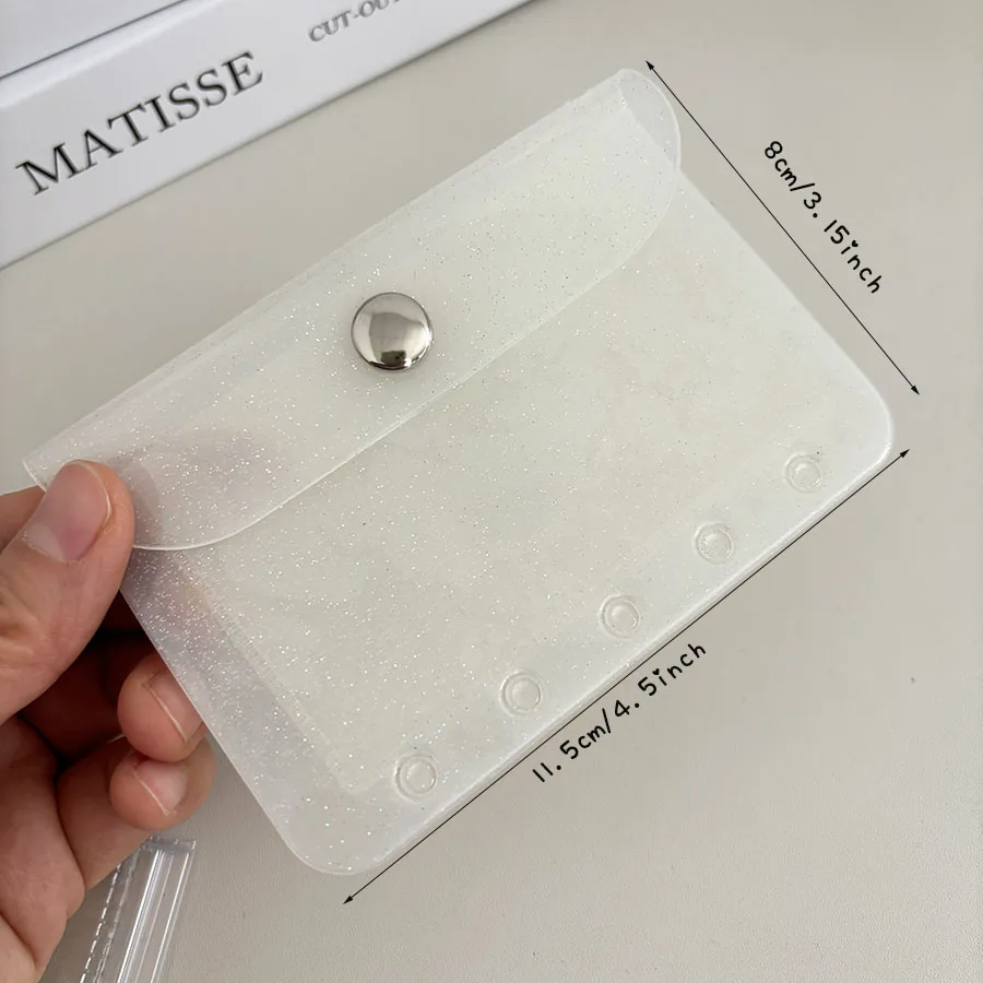 SKYSONIC 9 ชิ้น/แพ็ค M5 อุปกรณ์, กระเป๋าใส่การ์ด, ชุดที่แตกต่างกัน Binder Holder, 10 ชิ้นแขน, Bling กระเป๋า