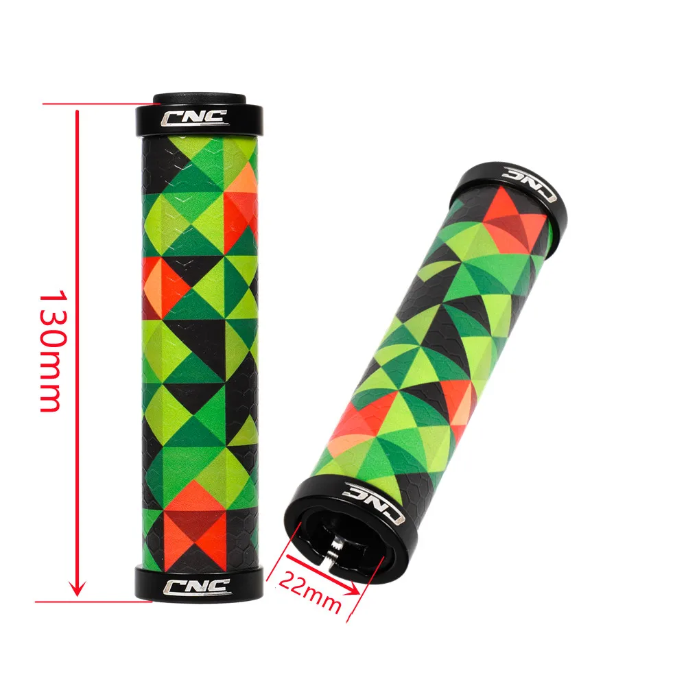 CNC MTB Bike Grips Silicone Lock On Anti-skid Gel Cycling Bicycle Handlebar Grip Ultraight Cycling Accessories Parts