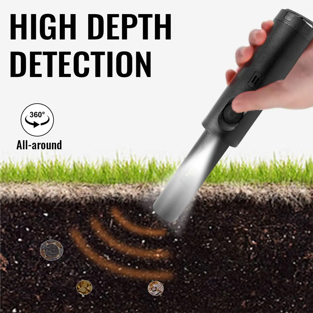 New Handheld Metal Positioning Rod Underground Metal Detector TC-101 Handheld High Sensitivity Gold Diggers Detector Rod