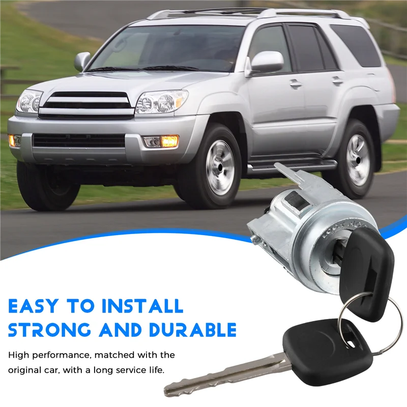 

L37A-Смобильный цилиндр замка передней левой и правой двери, цилиндр замка зажигания с ключами 69052-35150 для Toyota 4Runner 1998-2002