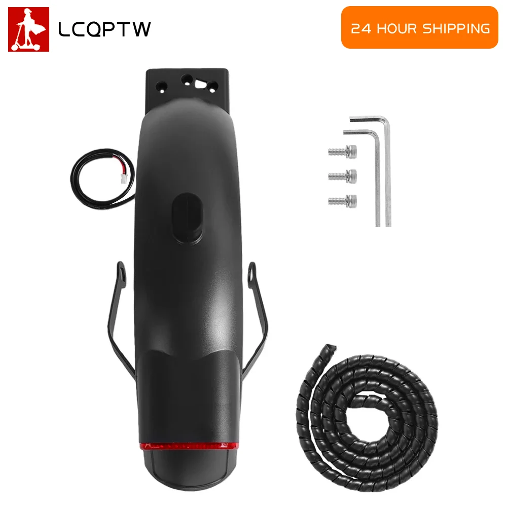 

Rear Fender for Xiaomi 5 Electric Scooter Mudguard with Taillight Bracket Insurance Base Plastic Shell Repair Accessories Parts