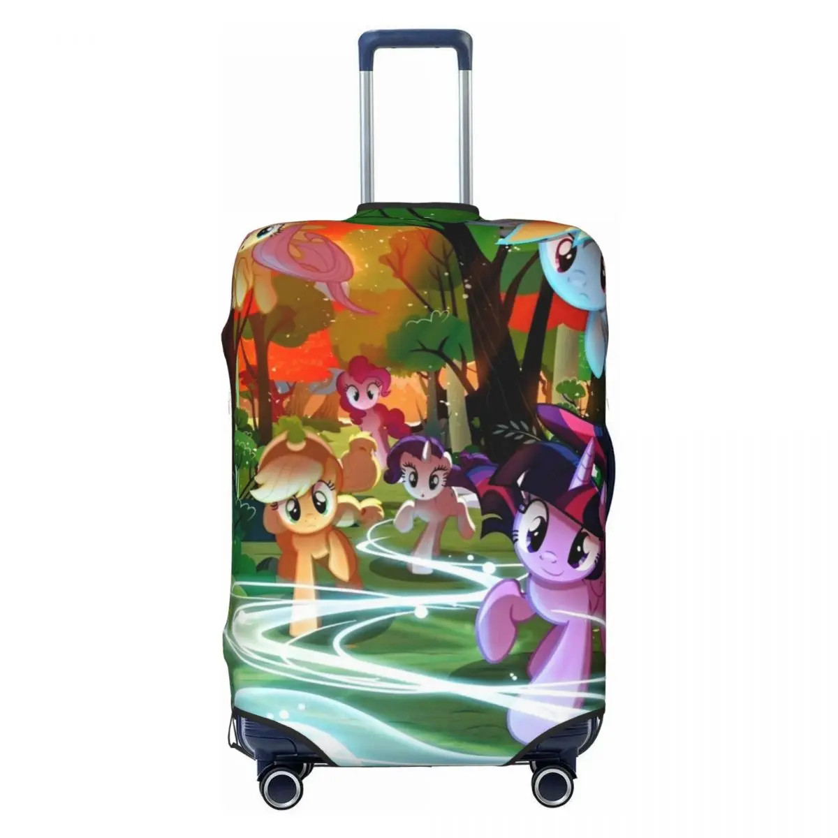 MINISO My Little P-pony Suitcase Cover Cruise Trip Flight Useful Luggage Case Protector