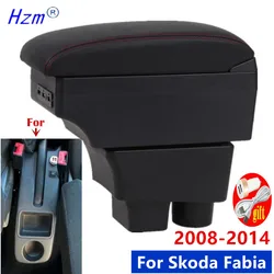 For Skoda FABIA Armrest For Skoda Fabia 2 2008-2014 Car Armrest box Retrofit parts Storage Box Interior Parts Car Accessories