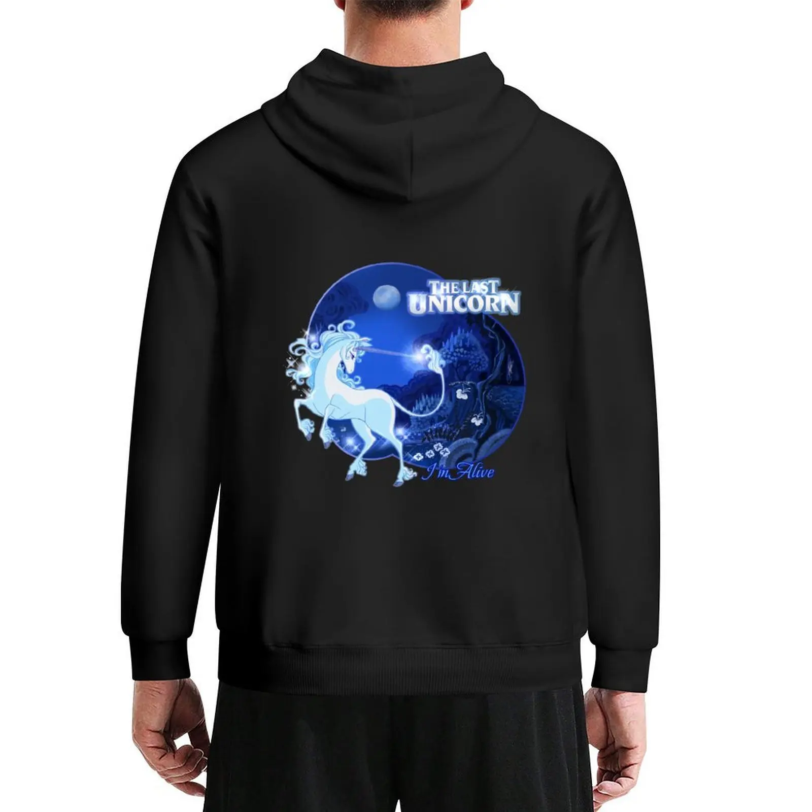 

I'm Alive - Blue Hoodie men's clothing hooded shirt men's winter sweater autumn designer hoodies