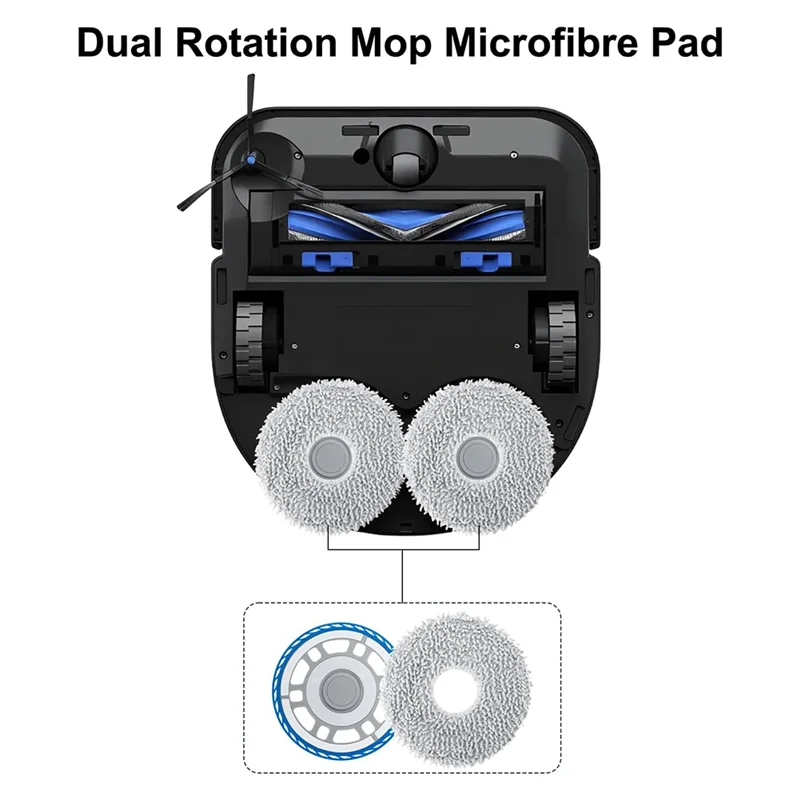 Mop Doeken En Houder Voor Ecovacs X5 PRO Onderdelen Mop Pad Vloerreiniging Robot Stofzuiger Vervangende Onderdelen-CLIM