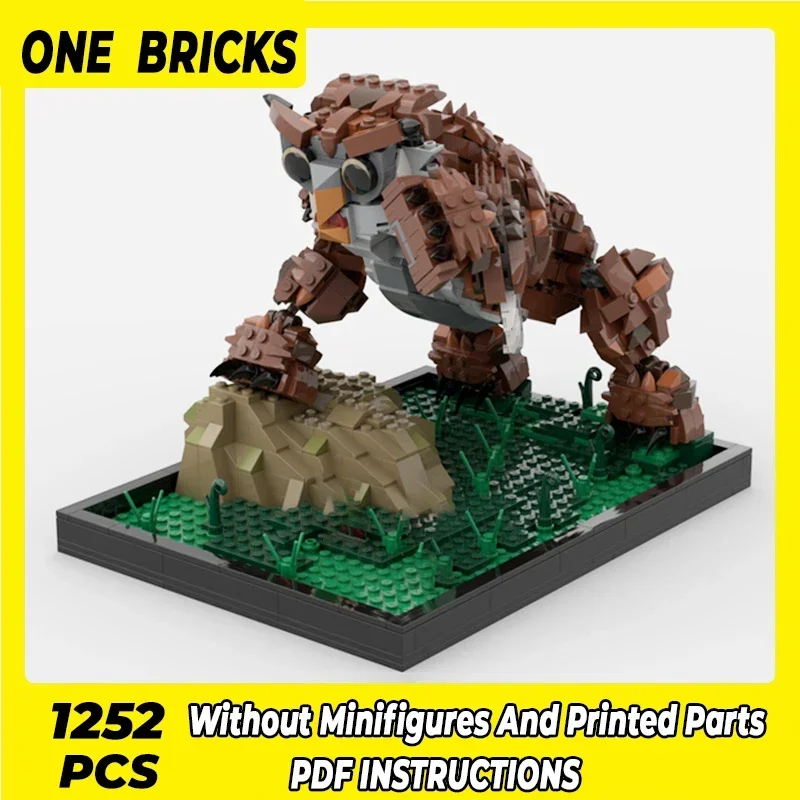 New idea Monster Model Moc Building Bricks Mighty Mysterious Owl Bear Technology Blocks Gifts Christmas Toys DIY Sets Assembly