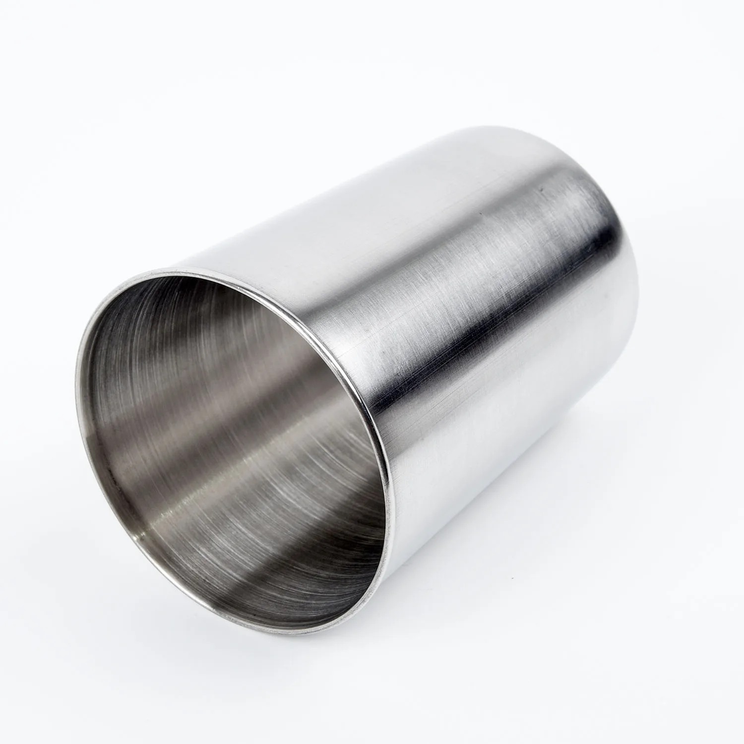 Stainless Steel Beer Cup 30/70/180/320ml for Bar Coffee Shop Office Use with Wide Base & Polished Finish - Not for Hot Drinks