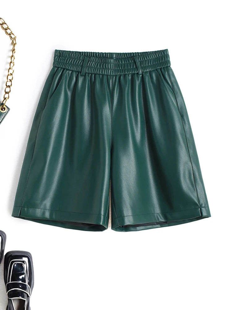 LWAIXS Five-Point Leather Shorts 6