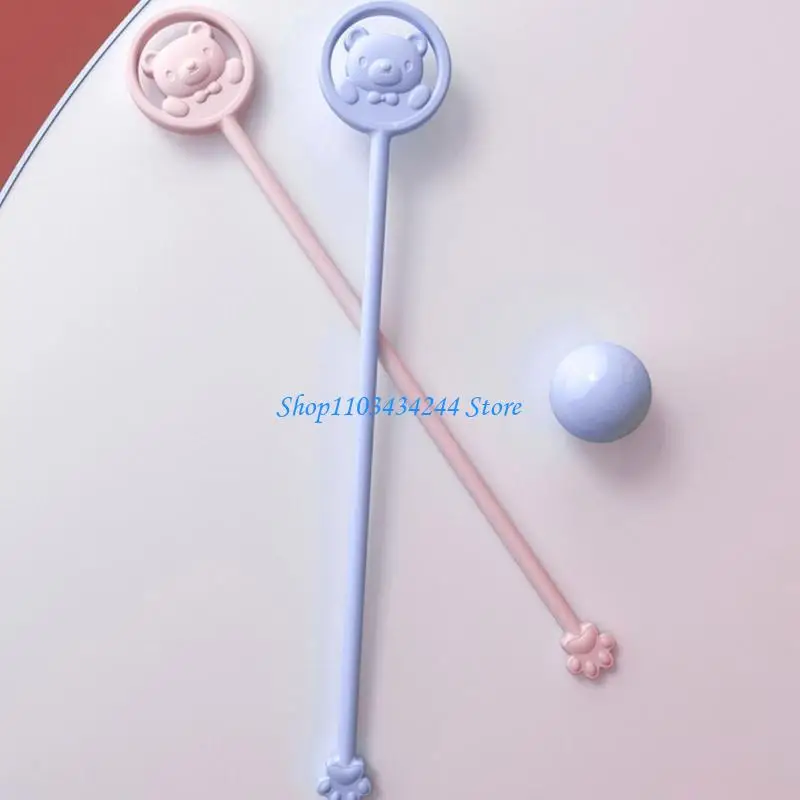 Temperature Sensitive Baby Formula Mixing Tool Even Blending Stir Bar Cartoon for Comfortable Feeding