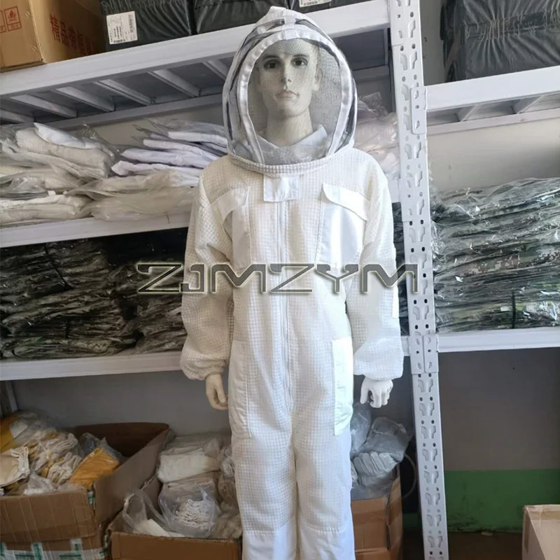 Professional Three-layer Ventilated Full Body Beekeeping Bee Keeping Suit For Beekeeper Apiculture Tool Beekeeping Equipment