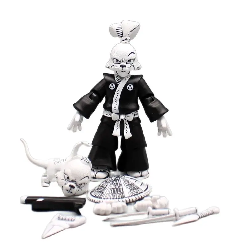 Figura de animación Usagi Yojimbo Miyamoto Usagi Japanese ronin Rabbit, modelo de Anime vagabond, Kit de garaje, adornos de decoración, 5,5"