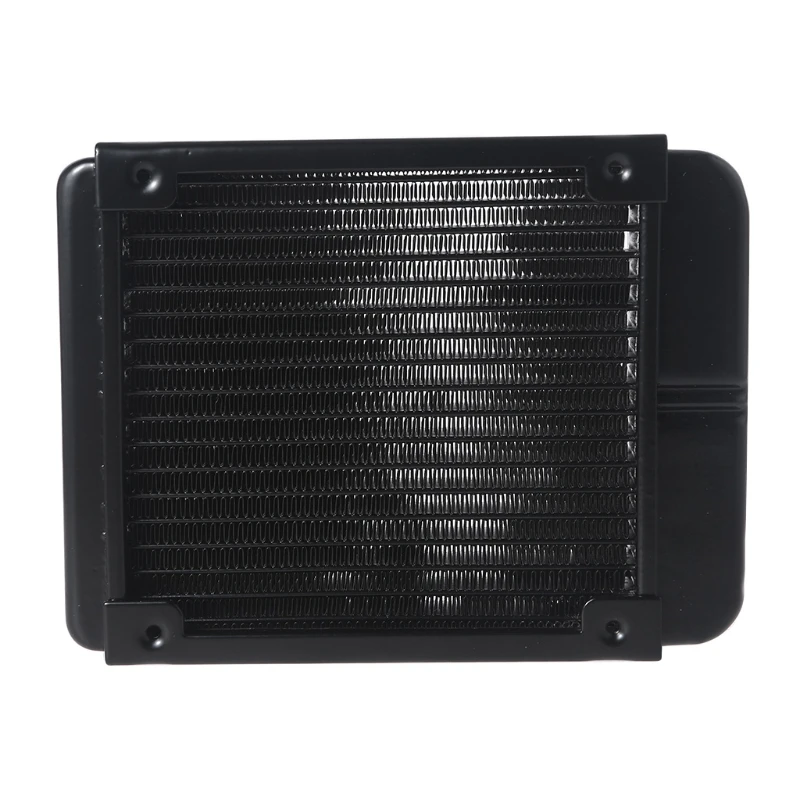 Aluminum Radiator CPU Water Cooling Heat Exchanger with 1/4 inch Thread 18 Tubes Dropshipping