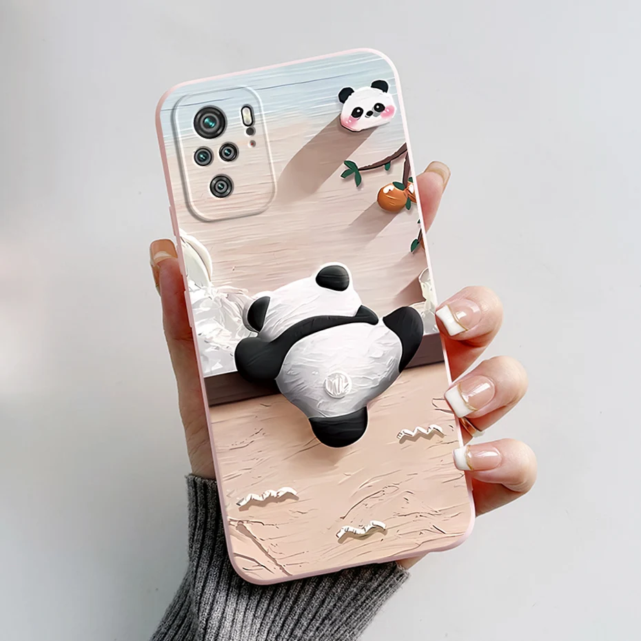 For Xiaomi Redmi Note 10 10S 10 Pro Max Case Cute Dog Panda Silicone Soft Cover For Redmi Note 10 Pro 10pro max 4G Note10 Case
