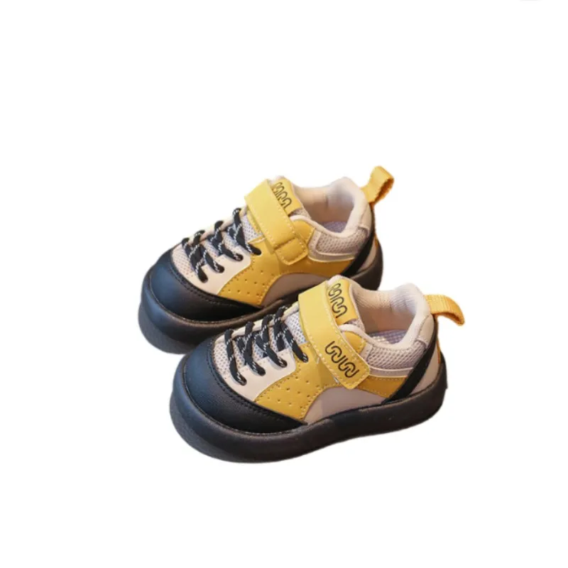 

Kindergarten baby walking shoes autumn new children's anti slip soft soled sports shoes boys girls outdoor hiking shoes 21-30