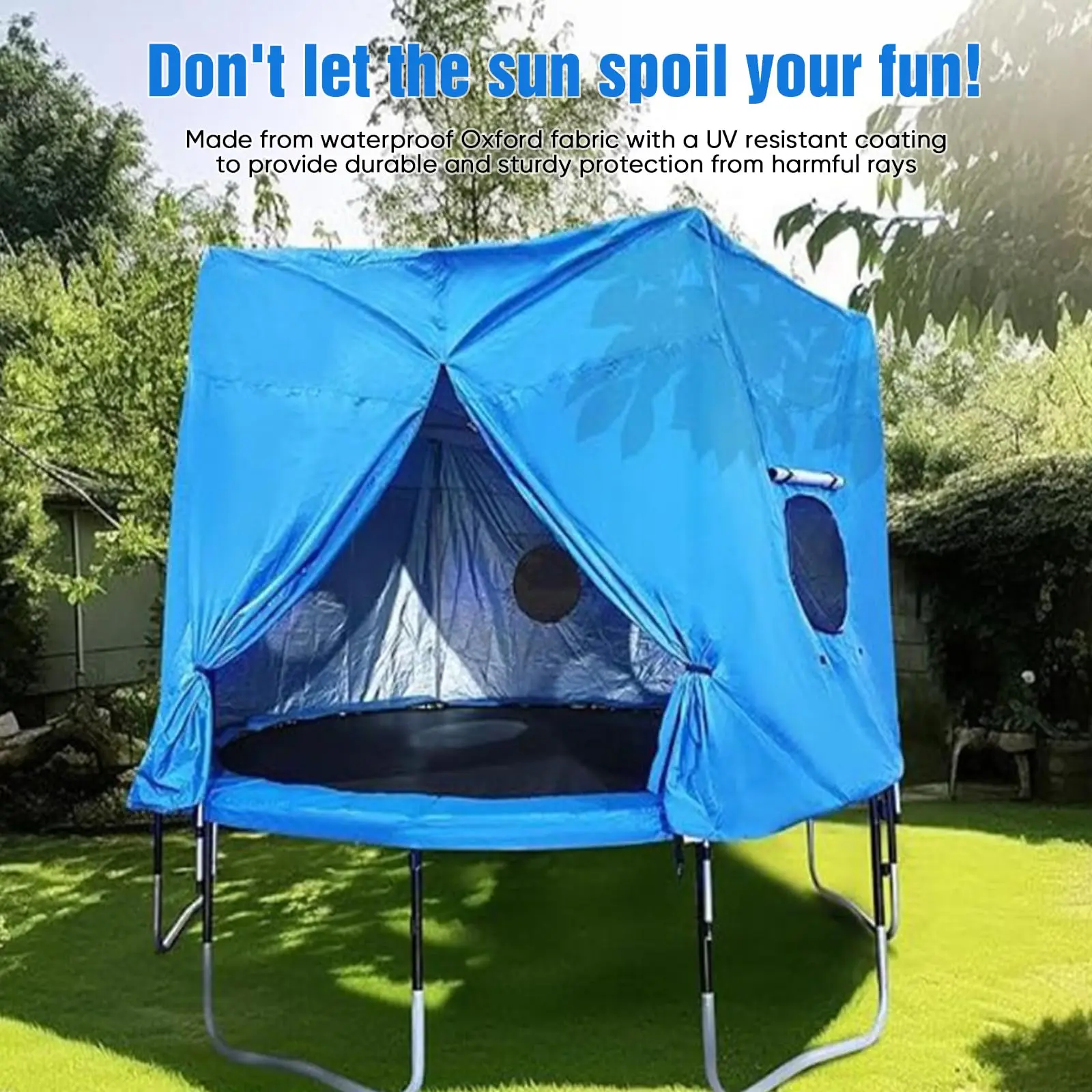 6ft/8ft/10ft Trampoline Cover, Trampolines & Accessories, Trampoline Tent Cover Trampoline Shade Cover, Trampoline Sunshade