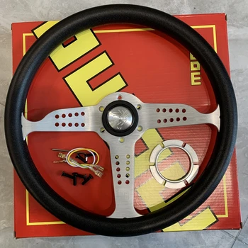 Drift classic universal 14inch racing grand prix momo lenkrad auto jdm pu lenkrad volantes für vw honda toyota bmw